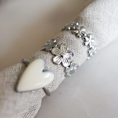 Flowers ring (zilver)