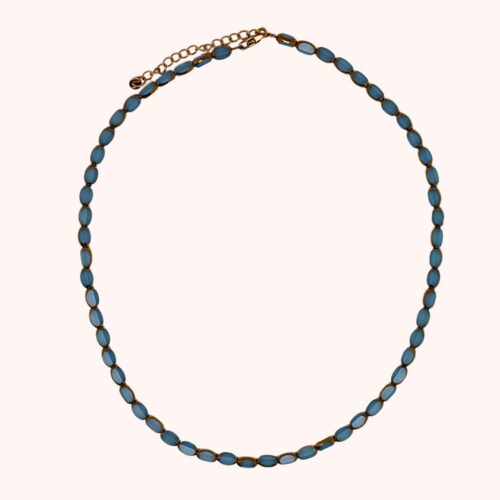 Lustre blue ketting
