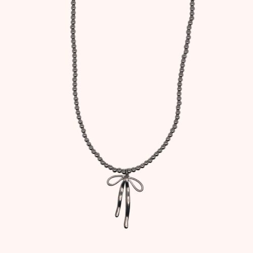 Bow ketting (zilver)
