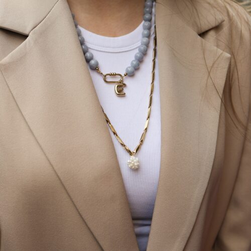 Poppin pearl ketting