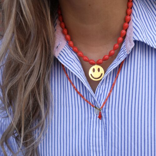 Smiley ketting